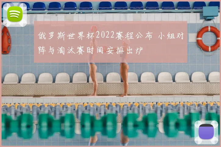 俄罗斯世界杯2022赛程公布 小组对阵与淘汰赛时间安排出炉