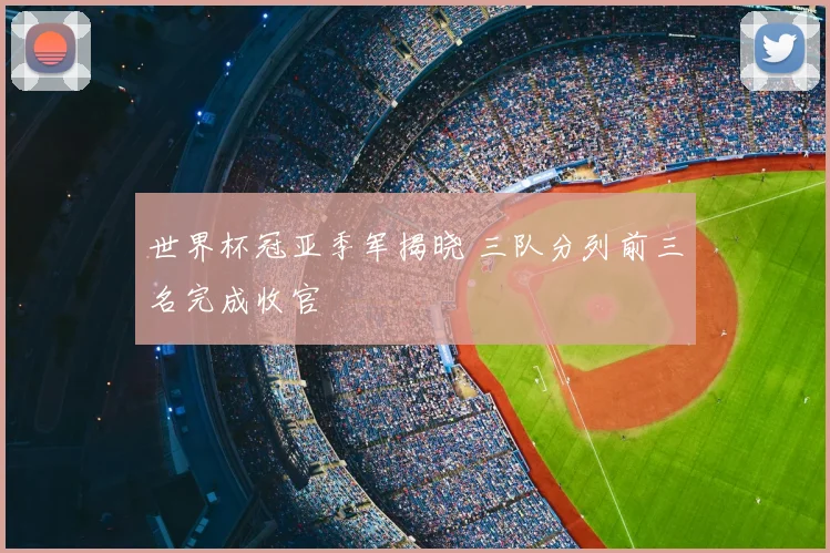 世界杯冠亚季军揭晓 三队分列前三名完成收官